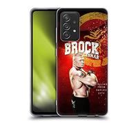 Head Case Designs Officially Licensed WWE Brock Lesnar Superstars Gel Case [Military Grade Protection] Compatible With Galaxy A52 / A52s / 5G (2021)