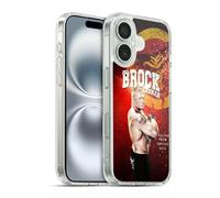 Head Case Designs Officially Licensed WWE Brock Lesnar Superstars Gel Case [Military Grade Protection] Compatible with Apple iPhone 16 and Compatible with MagSafe
