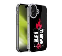 Head Case Designs Officially Licensed WWE Burn It Down Seth Rollins Gel Case [Military Grade Protection] Compatible With Apple iPhone 17