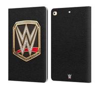 Head Case Designs Officially Licensed WWE Championship Title Belts Leather Wallet Case Compatible With Apple iPad 9.7 2017 / iPad 9.7 2018