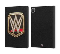 Head Case Designs Officially Licensed WWE Championship Title Belts Leather Wallet Case Compatible With Apple iPad Pro 12.9 2020/2021/2022