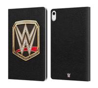 Head Case Designs Officially Licensed WWE Championship Title Belts Leather Wallet Case Compatible With Apple iPad 10.9 2022/2025