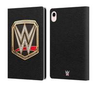 Head Case Designs Officially Licensed WWE Championship Title Belts Leather Wallet Case Compatible With Apple iPad mini (2021/2024)
