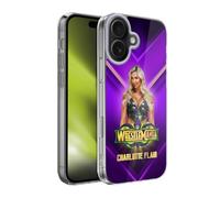 Head Case Designs Officially Licensed WWE Charlotte Flair Wrestlemania 34 Superstars Gel Case [Military Grade Protection] Compatible With Apple iPhone 17