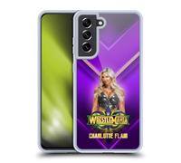 Head Case Designs Officially Licensed WWE Charlotte Flair Wrestlemania 34 Superstars Gel Case [Military Grade Protection] Compatible with Samsung Galaxy S21 FE 5G and Compatible with MagSafe
