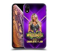 Head Case Designs Officially Licensed WWE Charlotte Flair Wrestlemania 34 Superstars Gel Case [Military Grade Protection] Compatible With Apple iPhone XR