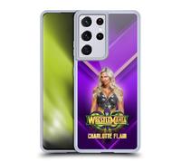 Head Case Designs Officially Licensed WWE Charlotte Flair Wrestlemania 34 Superstars Gel Case [Military Grade Protection] Compatible with Samsung Galaxy S21 Ultra 5G and Compatible with MagSafe