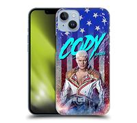 Head Case Designs Officially Licensed WWE Cody Rhodes Cody Rhodes Graphics Hard Back Case Compatible With Apple iPhone 14 Plus