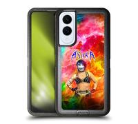 Head Case Designs Officially Licensed WWE Colourful Portrait Asuka Ultra-Armoured Shockproof Case [Military Grade Protection] Compatible With Samsung Galaxy S25 Edge