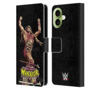 Head Case Designs Officially Licensed WWE Corner Ring The Ultimate Warrior Leather Wallet Case Compatible With Apple iPhone 17