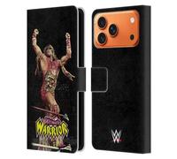Head Case Designs Officially Licensed WWE Corner Ring The Ultimate Warrior Leather Wallet Case Compatible With Apple iPhone 17 Pro Max
