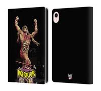 Head Case Designs Officially Licensed WWE Corner Ring The Ultimate Warrior Leather Wallet Case Compatible With Apple iPad mini (2021/2024)