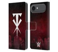 Head Case Designs Officially Licensed WWE Cross The Undertaker Leather Wallet Case Compatible With Apple iPhone 17 Air