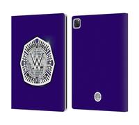 Head Case Designs Officially Licensed WWE Cruiserweight Champion Title Belts Leather Wallet Case Compatible With Apple iPad Pro 13 M4 2024