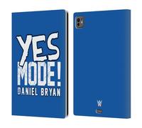 Head Case Designs Officially Licensed WWE Daniel Bryan Yes Mode Superstars 9 Leather Wallet Case Compatible With Apple iPad Pro 11 M4 2024