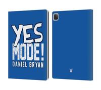Head Case Designs Officially Licensed WWE Daniel Bryan Yes Mode Superstars 9 Leather Wallet Case Compatible With Apple iPad Pro 13 M4 2024