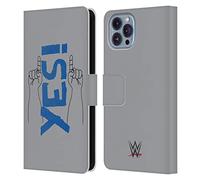 Head Case Designs Officially Licensed WWE Daniel Bryan Yes Superstars 9 Leather Wallet Case Compatible With Apple iPhone 14