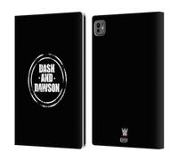 Head Case Designs Officially Licensed WWE Dash And Dawson The Revival Leather Wallet Case Compatible With Apple iPad Pro 11 M4 2024