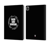 Head Case Designs Officially Licensed WWE Dash And Dawson The Revival Leather Wallet Case Compatible With Apple iPad Pro 13 M4 2024