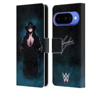 Head Case Designs Officially Licensed WWE Deadman Signature The Undertaker Leather Wallet Case Compatible With Google Pixel 10