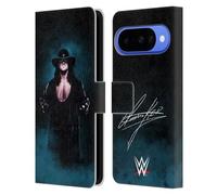 Head Case Designs Officially Licensed WWE Deadman Signature Undertaker Leather Wallet Case Compatible With Google Pixel 10