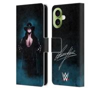 Head Case Designs Officially Licensed WWE Deadman Signature Undertaker Leather Wallet Case Compatible With Apple iPhone 17