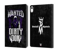 Head Case Designs Officially Licensed WWE Dirty Dom Dominik Mysterio Leather Wallet Case Compatible With Apple iPad 10.9 2022/2025