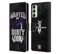Head Case Designs Officially Licensed WWE Dirty Dom Dominik Mysterio Leather Wallet Case Compatible With Samsung Galaxy A14 5G