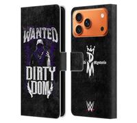 Head Case Designs Officially Licensed WWE Dirty Dom Dominik Mysterio Leather Wallet Case Compatible With Apple iPhone 17 Pro Max