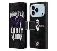 Head Case Designs Officially Licensed WWE Dirty Dom Dominik Mysterio Leather Wallet Case Compatible With Apple iPhone 17 Pro