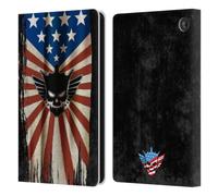 Head Case Designs Officially Licensed WWE Distressed Flag Cody Rhodes Leather Wallet Case Compatible With Amazon Fire 7 2022