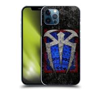 Head Case Designs Officially Licensed WWE Distressed Logo Roman Reigns Hard Back Case Compatible With Apple iPhone 12 / iPhone 12 Pro