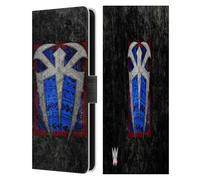 Head Case Designs Officially Licensed WWE Distressed Logo Roman Reigns Leather Wallet Case Compatible With Samsung Galaxy S25 FE