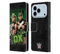 Head Case Designs Officially Licensed WWE DX D-Generation X Leather Wallet Case Compatible With Apple iPhone 17 Pro