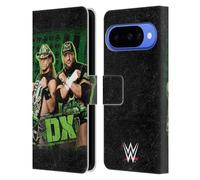 Head Case Designs Officially Licensed WWE DX D-Generation X Leather Wallet Case Compatible With Google Pixel 10