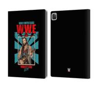 Head Case Designs Officially Licensed WWE Elias Walk with Elias Superstars 7 Leather Wallet Case Compatible With Apple iPad Pro 13 M4 2024