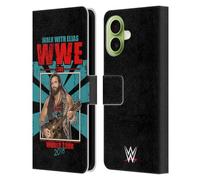 Head Case Designs Officially Licensed WWE Elias Walk with Elias Superstars 7 Leather Wallet Case Compatible With Apple iPhone 17