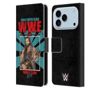 Head Case Designs Officially Licensed WWE Elias Walk with Elias Superstars 7 Leather Wallet Case Compatible With Apple iPhone 17 Pro