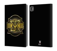 Head Case Designs Officially Licensed WWE Emblem Seth Rollins Leather Wallet Case Compatible With Apple iPad Pro 11 M4/M5 2024/2025