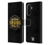 Head Case Designs Officially Licensed WWE Emblem Seth Rollins Leather Wallet Case Compatible With Samsung Galaxy A17 4G / 5G