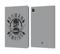 Head Case Designs Officially Licensed WWE Empire Thump Roman Reigns Leather Wallet Case Compatible With Apple iPad Pro 13 M4 2024