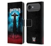 Head Case Designs Officially Licensed WWE Eternal The Undertaker Leather Wallet Case Compatible With Apple iPhone 17 Air