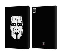 Head Case Designs Officially Licensed WWE Face Sting Leather Wallet Case Compatible With Apple iPad Pro 13 M4 2024