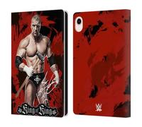 Head Case Designs Officially Licensed WWE Full Body Photo Triple H Leather Wallet Case Compatible With Apple iPad mini (2021/2024)
