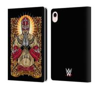 Head Case Designs Officially Licensed WWE Glow Rey Mysterio Leather Wallet Case Compatible With Apple iPad mini (2021/2024)