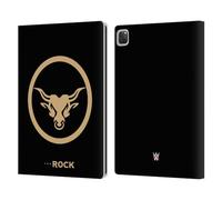 Head Case Designs Officially Licensed WWE Golden Brahma Bull The Rock Leather Wallet Case Compatible With Apple iPad Pro 13 M4 2024