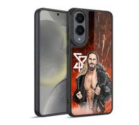 Head Case Designs Officially Licensed WWE Graphic Portrait Seth Rollins Gel Armour Case [Military Grade Protection] Compatible With Samsung Galaxy S25 Edge