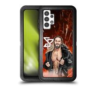 Head Case Designs Officially Licensed WWE Graphic Portrait Seth Rollins Ultra-Armoured Shockproof Case [Military Grade Protection] Compatible With Samsung Galaxy A13 (2022)