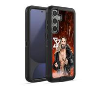 Head Case Designs Officially Licensed WWE Graphic Portrait Seth Rollins Ultra-Armoured Shockproof Case [Military Grade Protection] Compatible With Samsung Galaxy S24 FE