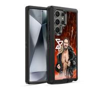Head Case Designs Officially Licensed WWE Graphic Portrait Seth Rollins Ultra-Armoured Shockproof Case [Military Grade Protection] Compatible With Samsung Galaxy S24 Ultra 5G